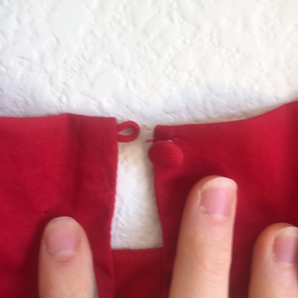Red shift dress with pockets!!! - Picture 5 of 6